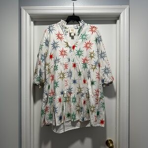 Colorful Starburst Mini Dress